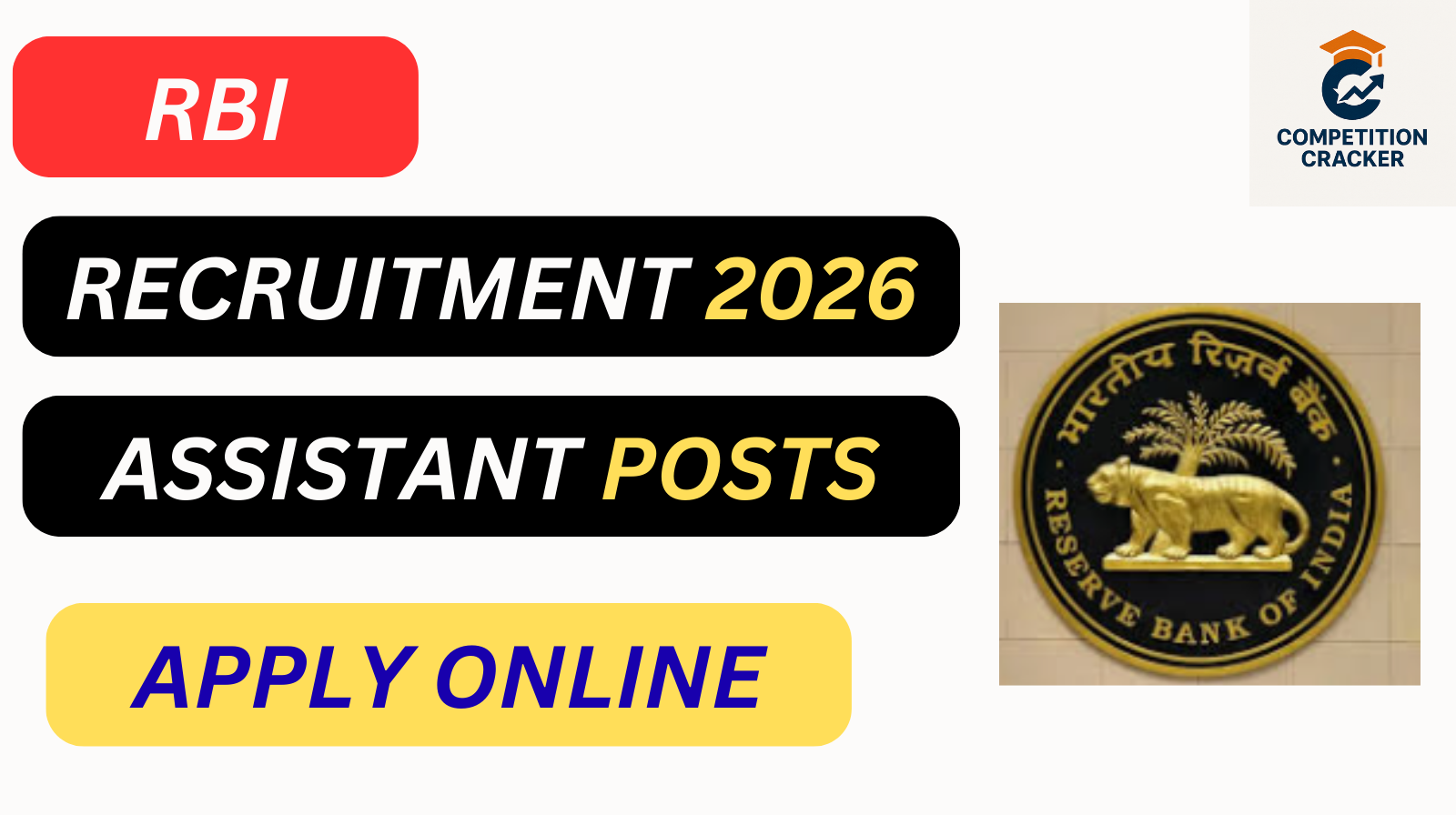 RBI Assistant recruitment 2026 details