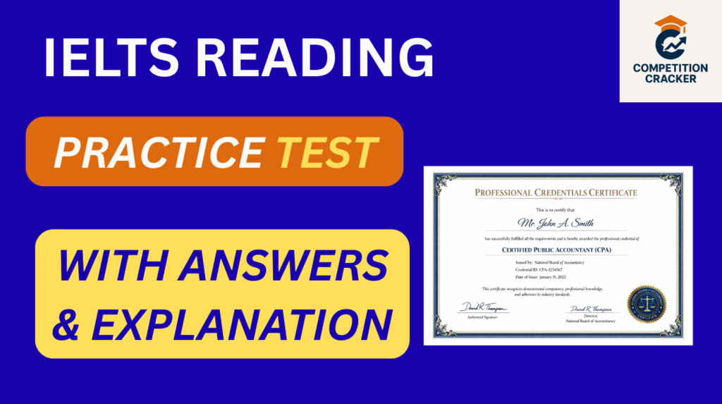professional credentials ielts reading answers