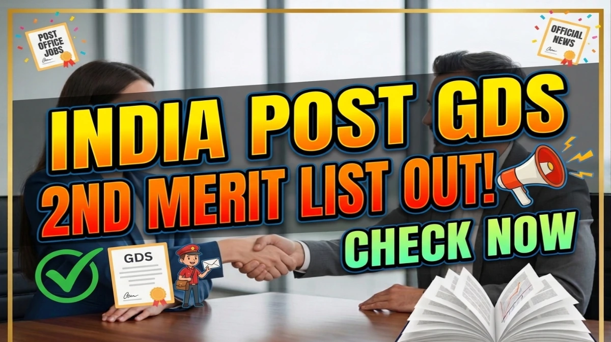 INDIA POST GDS 2nd merit list out