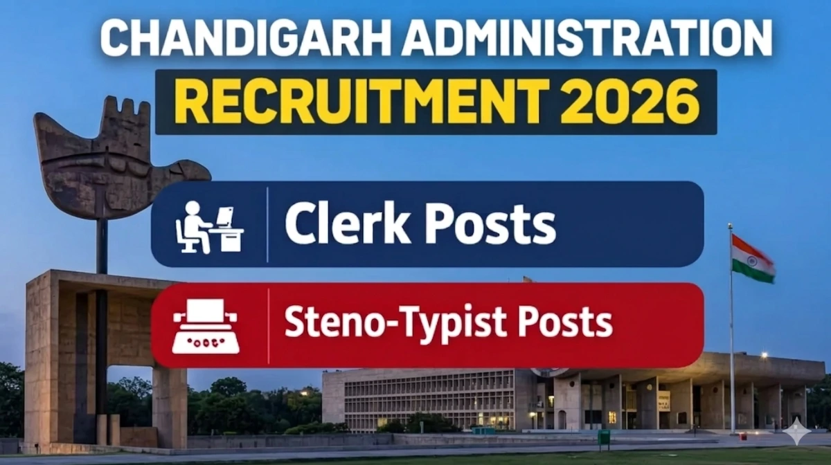 CHANDIGARH ADMINISTRATION CLERK RECRUITMENT 2026 EXAMSCHAMP