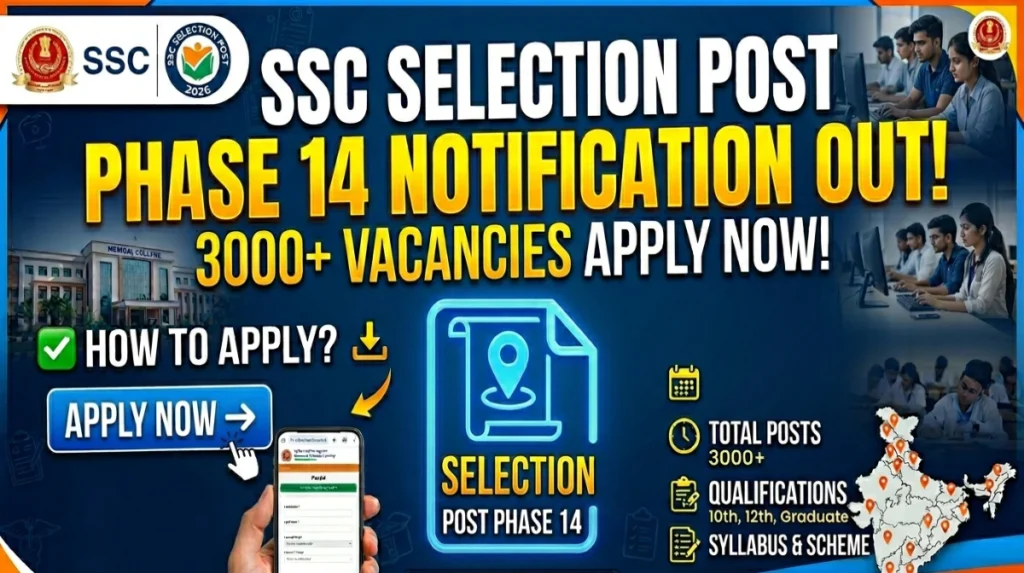SSC Phase 14 Notification 2026