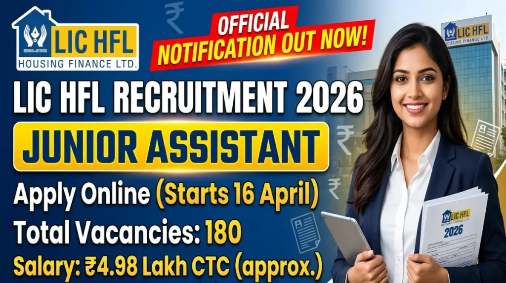 LIC HFL Junior Assistant Recruitment Notification 2026