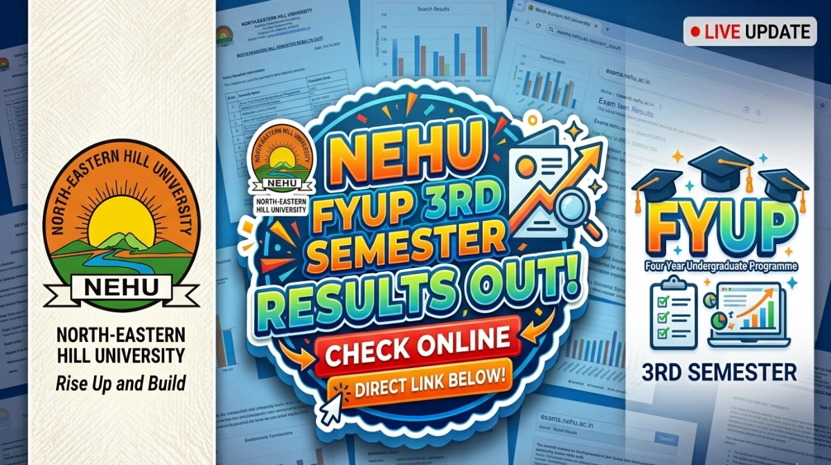 NEHU RESULTS 2026: EXAMSCHAMP