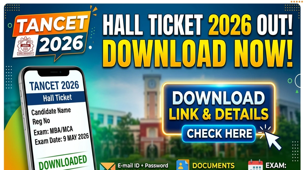 tancet hall ticket 2026 how to download