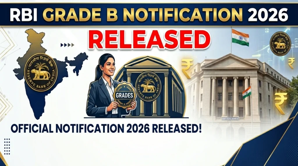 RBI GRADE B NOTIFICATION 2026 RELEASED