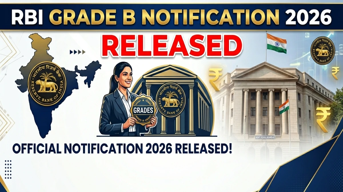 RBI GRADE B NOTIFICATION 2026 RELEASED