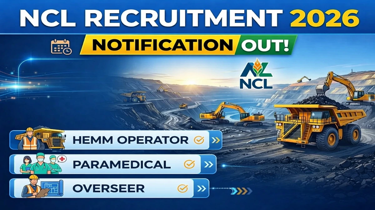 NCL Recruitment 2026 Notification Out: Apply Online now