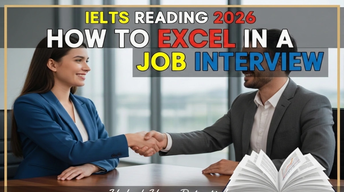 how to excel in a job interview ielts reading answers 2026