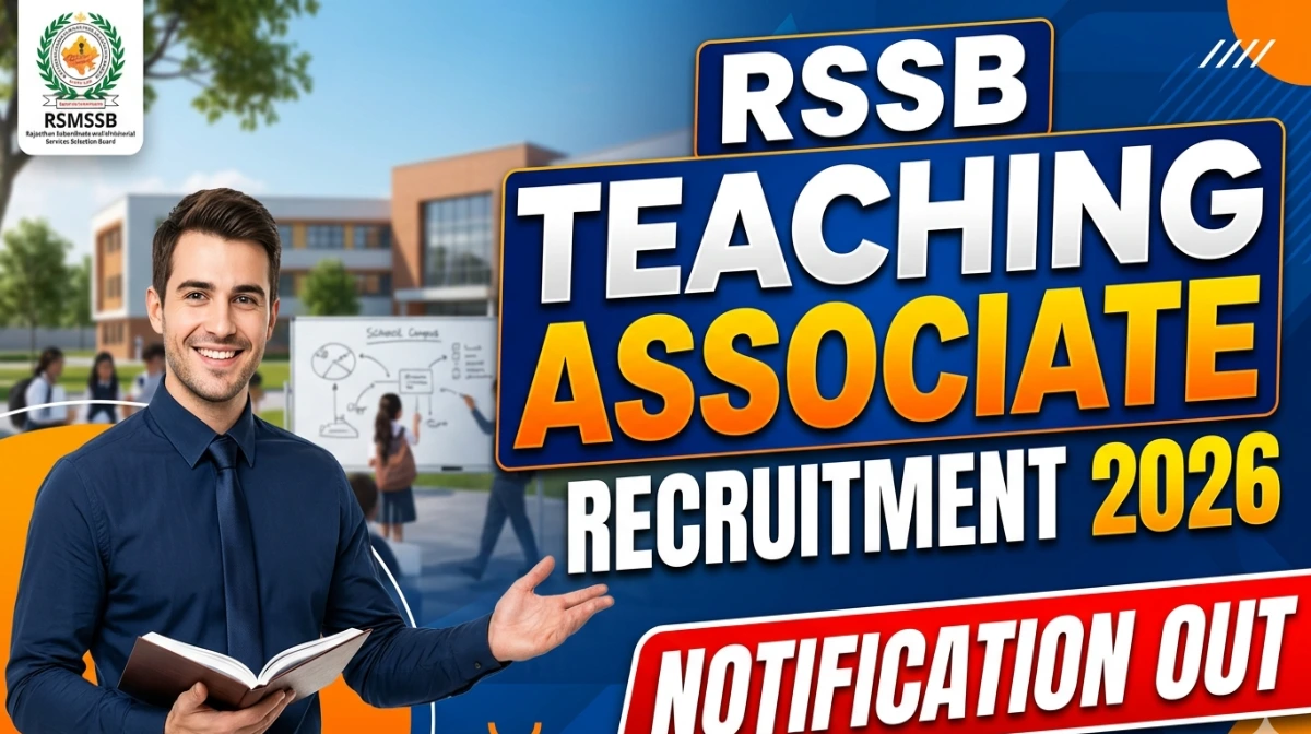 RSSB TEACHING ASSOCIATE RECRUITMENT 2026 NOTIFICATION OUT