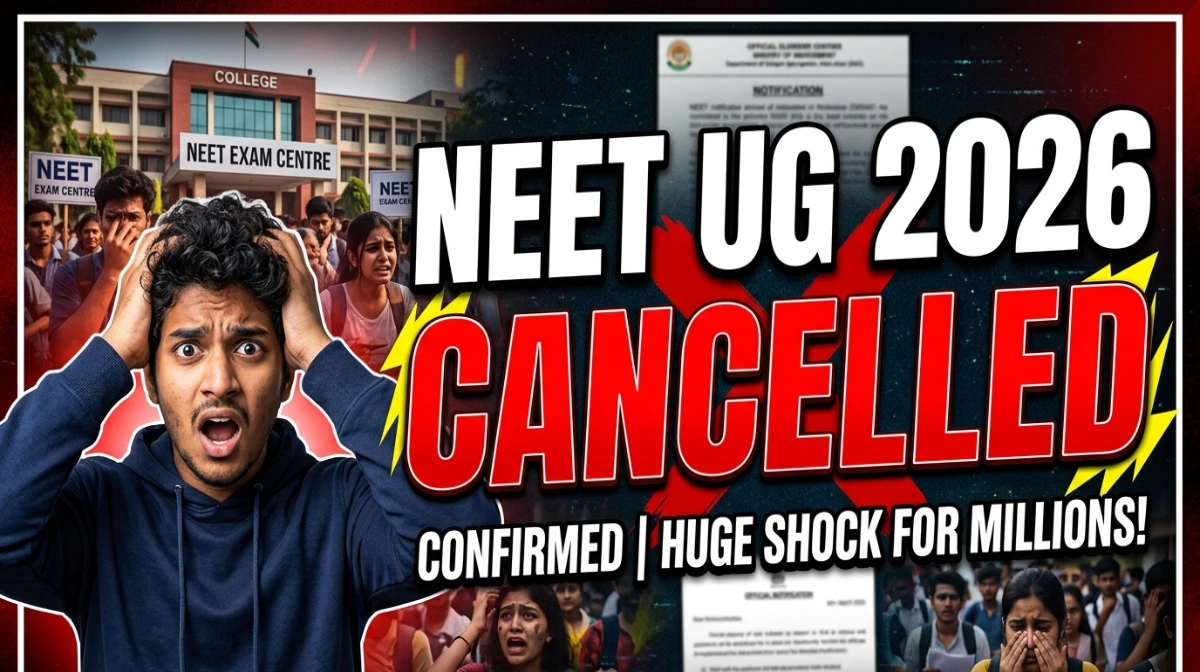 NEET UG 2026 cancelled due to paper leak
