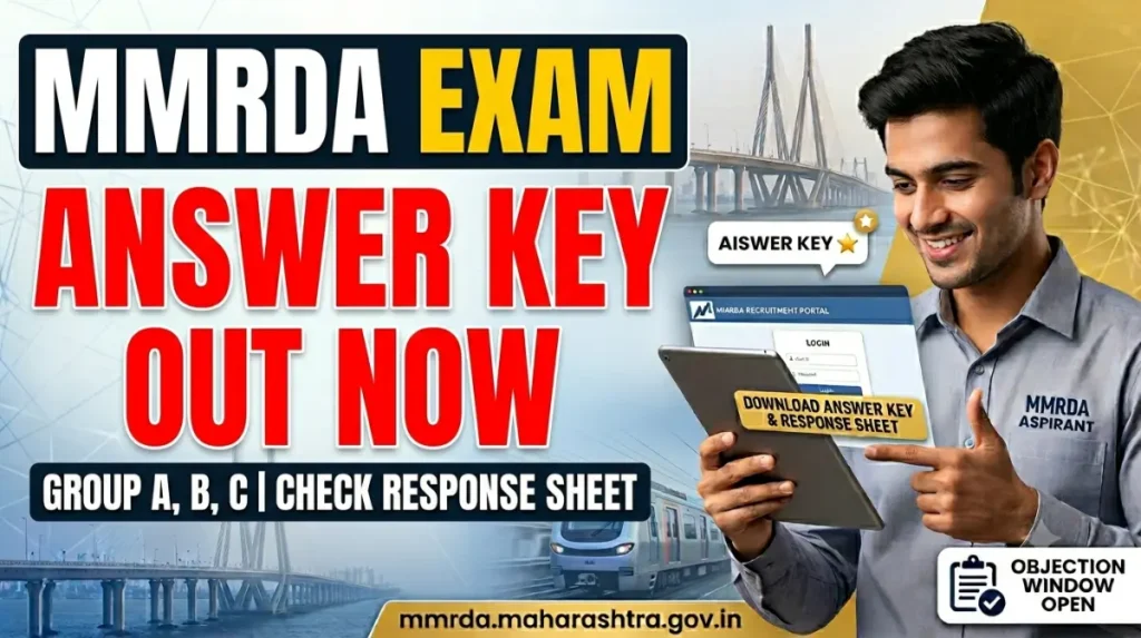 MMRDA ANSWER KEY 2026 OUT NOW