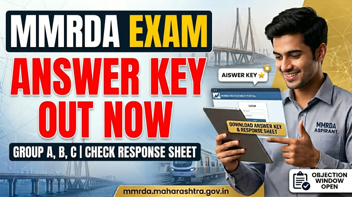 MMRDA ANSWER KEY 2026 OUT NOW