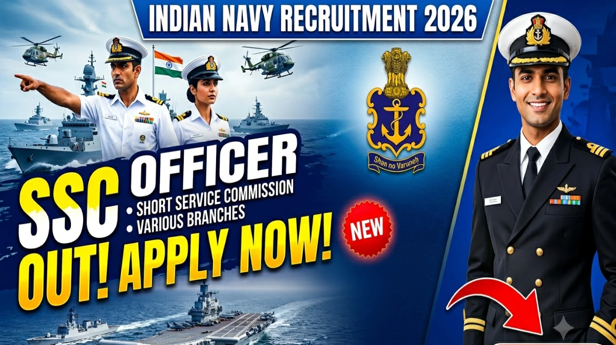 Indian Navy SSC Officer Recruitment NOTIFICATION 2026