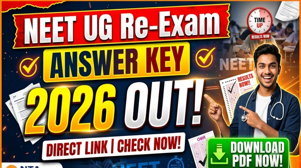 NEET UG RE-EXAM ANSWER KEY 2026