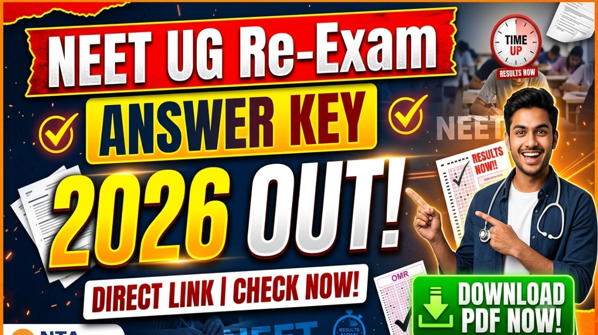 NEET UG RE-EXAM ANSWER KEY 2026