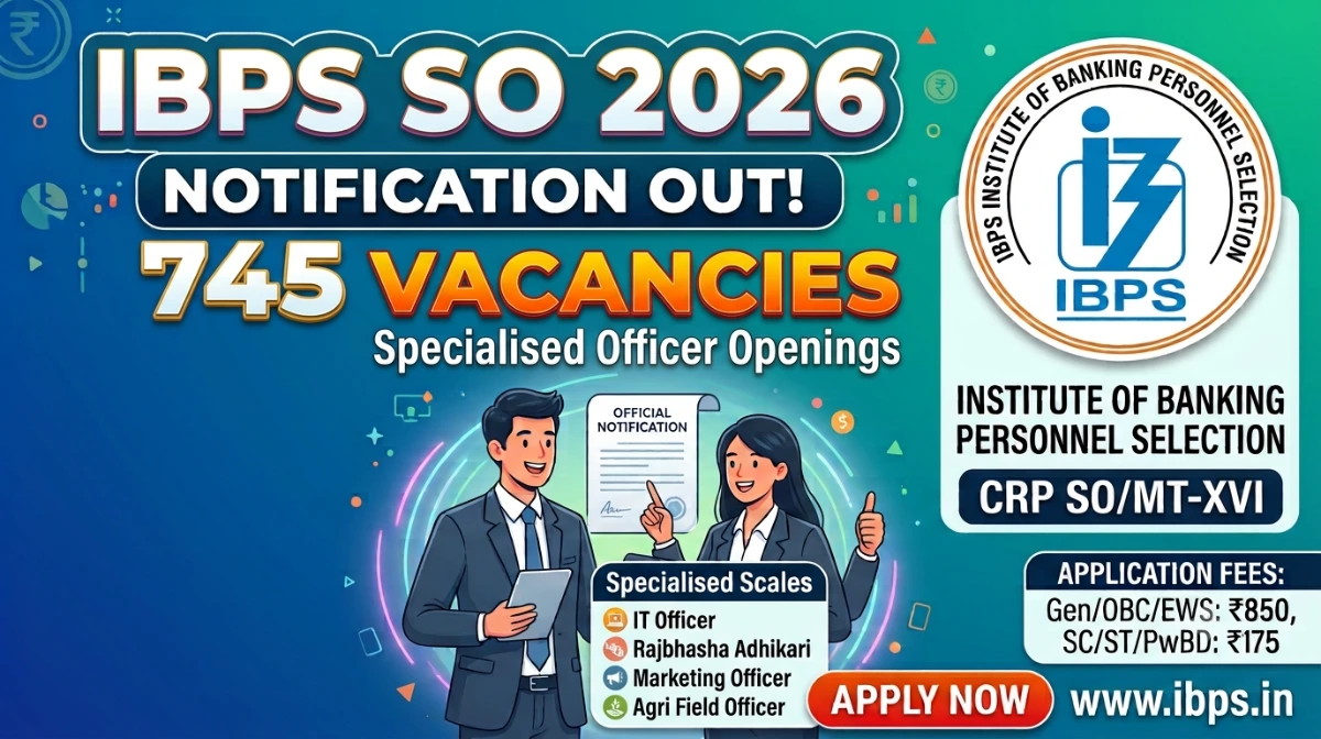 ibps so notification 2026 released