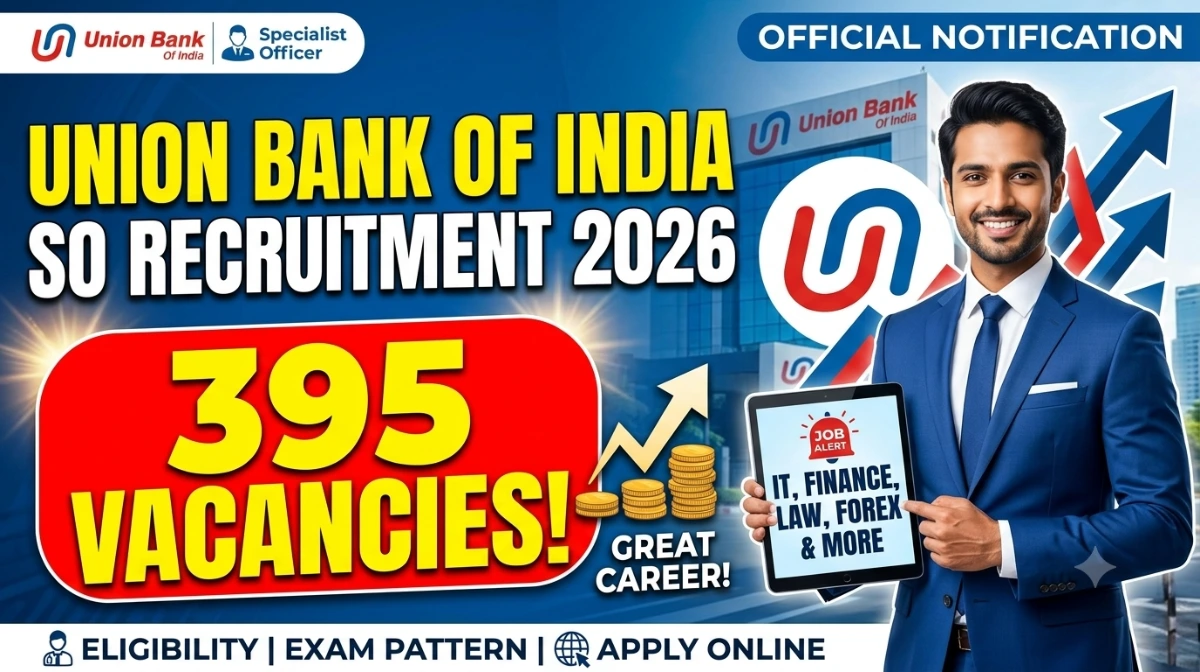 UNION BANK OF INDIA SO RECRUITMENT 2026 NOTIFICATION