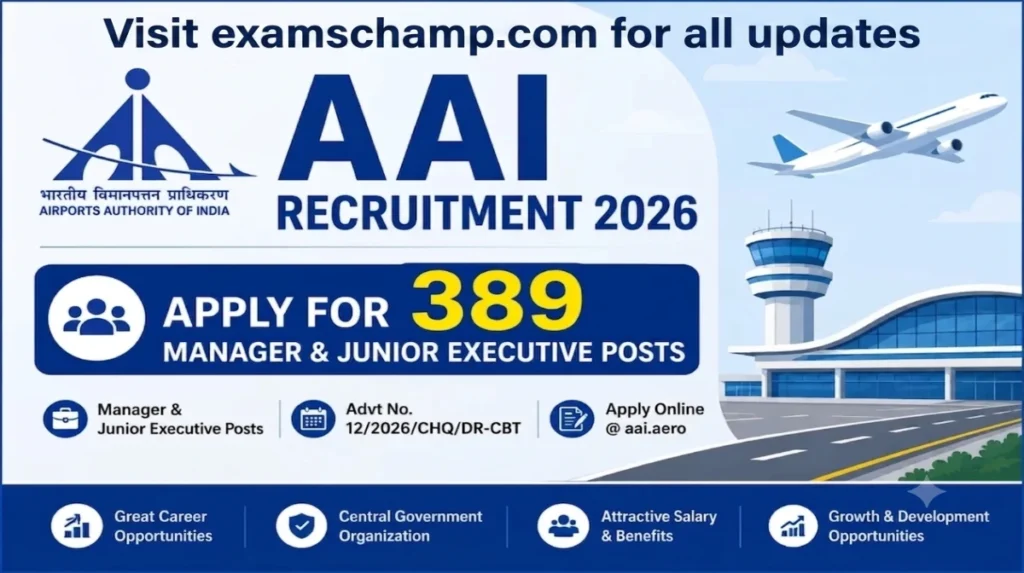 aai recruitment 2026 Manager & Jr. Executive Posts