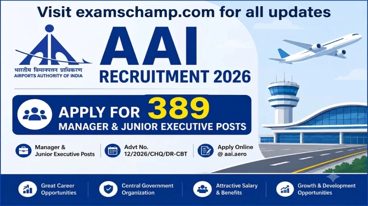 aai recruitment 2026 Manager & Jr. Executive Posts