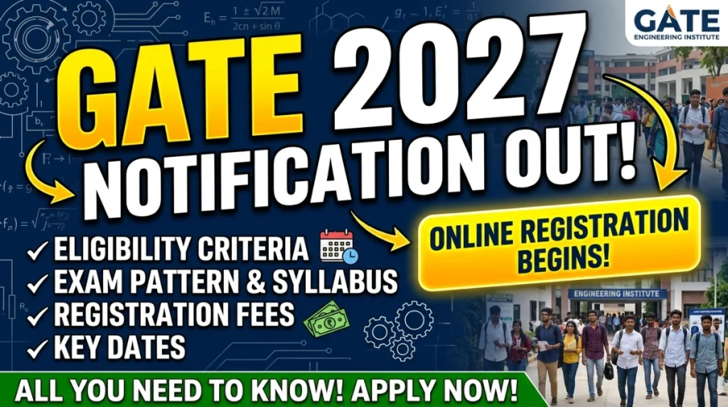 GATE 2027 NOTIFICATION OUT