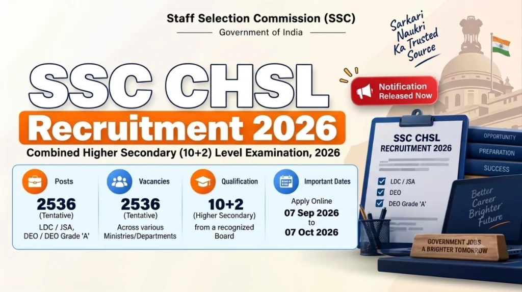 ssc chsl 2026 notification pdf