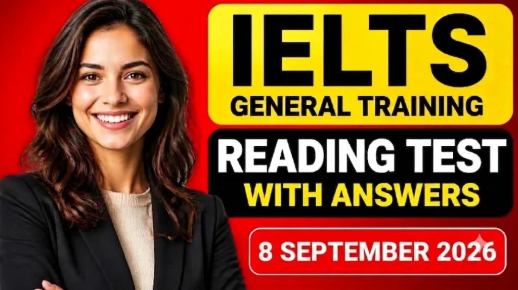 IELTS reading practice test with answers 2026